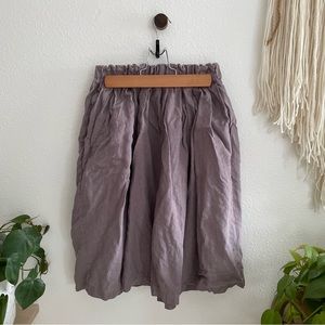 notPERFECTLINEN // Bari Skirt? // Caffe Mocha (Purple)